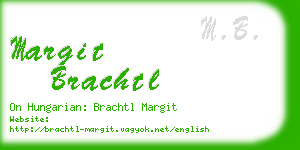 margit brachtl business card